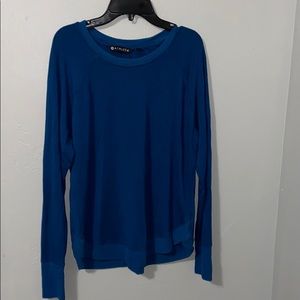 ATHLETA Mindset Sweatshirt Teal Blue Pullover